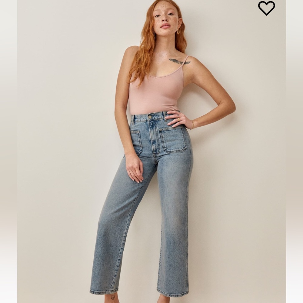 Reformation patch pocket jeans - Picture 2 of 6